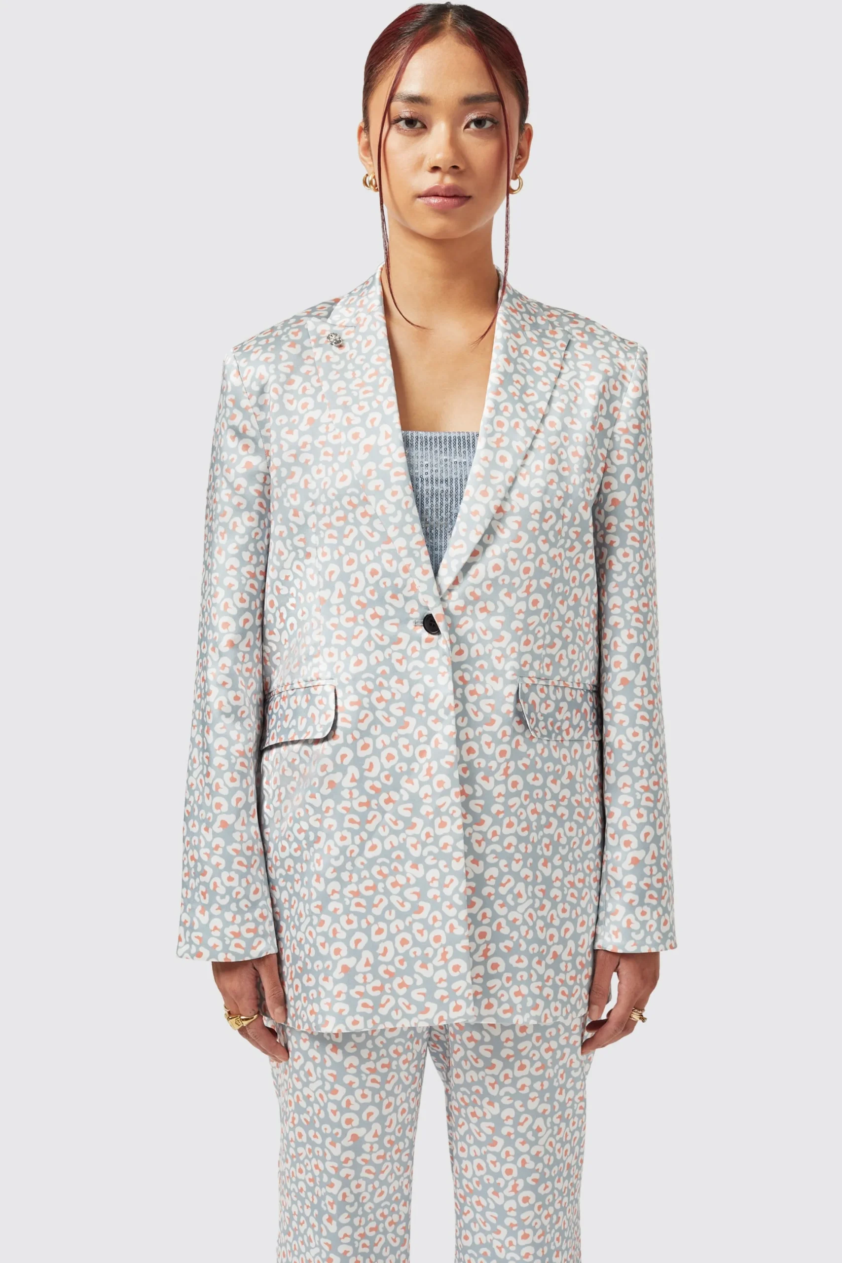 Twisted Tailor Amarantha Slim Fit Blue Suit | Woman