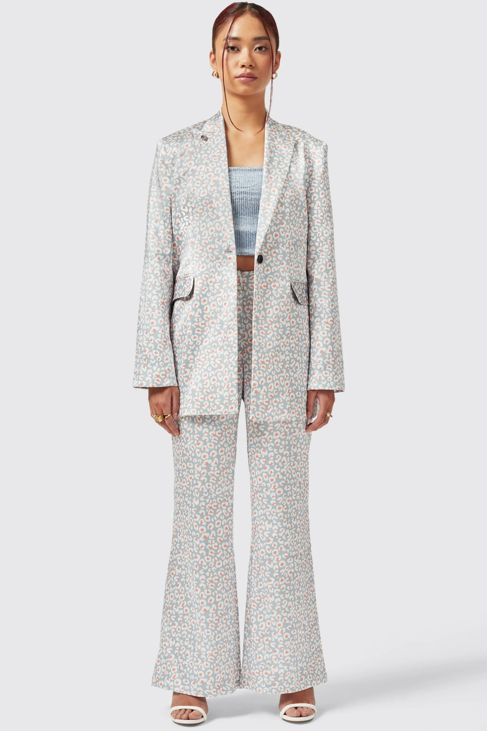 Twisted Tailor Amarantha Slim Fit Blue Trouser | Woman