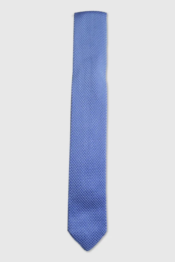 Twisted Tailor Bowie Blue Knitted Tie | Suit Accessories·Ties