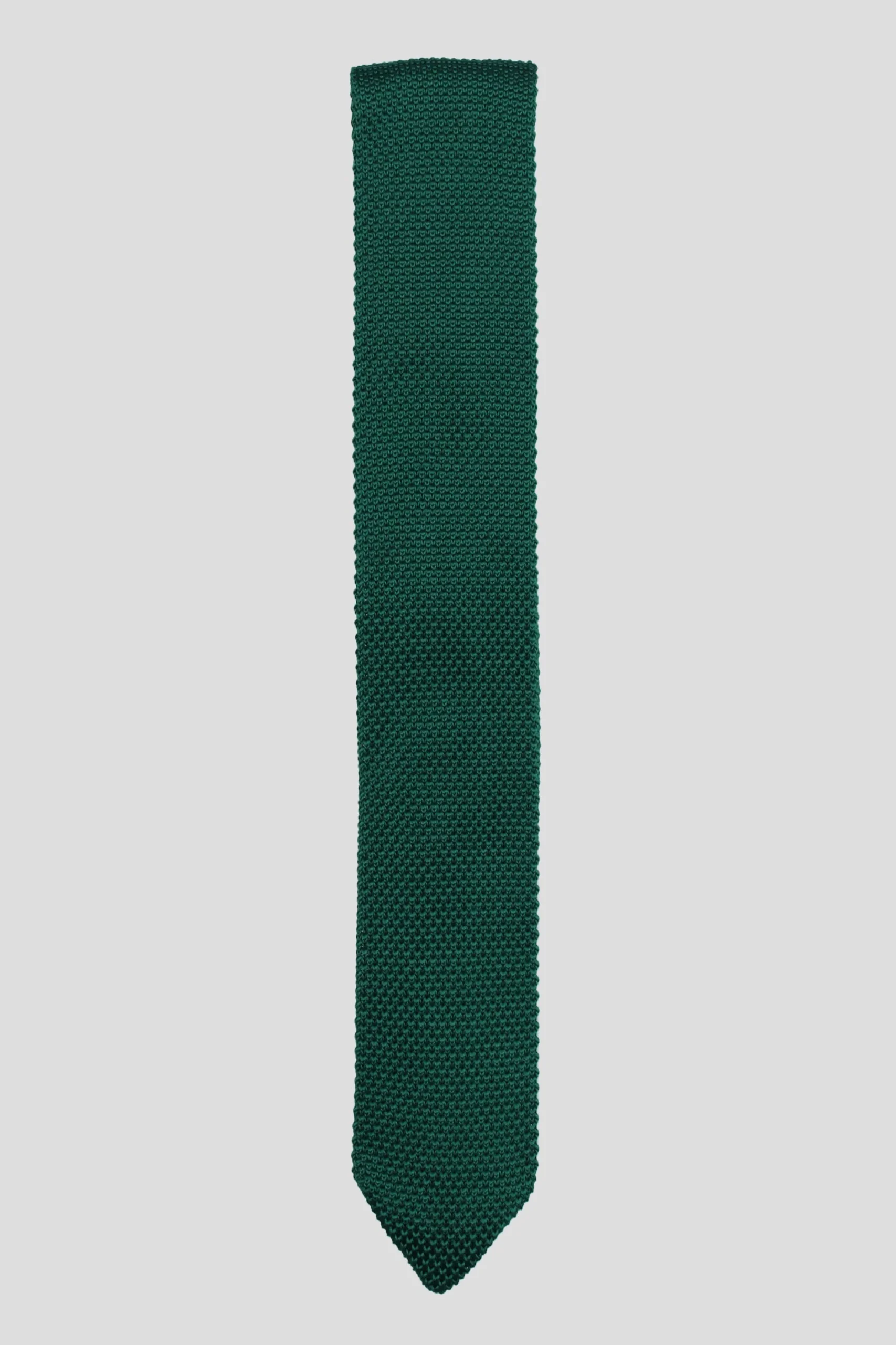 Twisted Tailor Bowie Bottle Green Knitted Tie | Suit Accessories·Ties