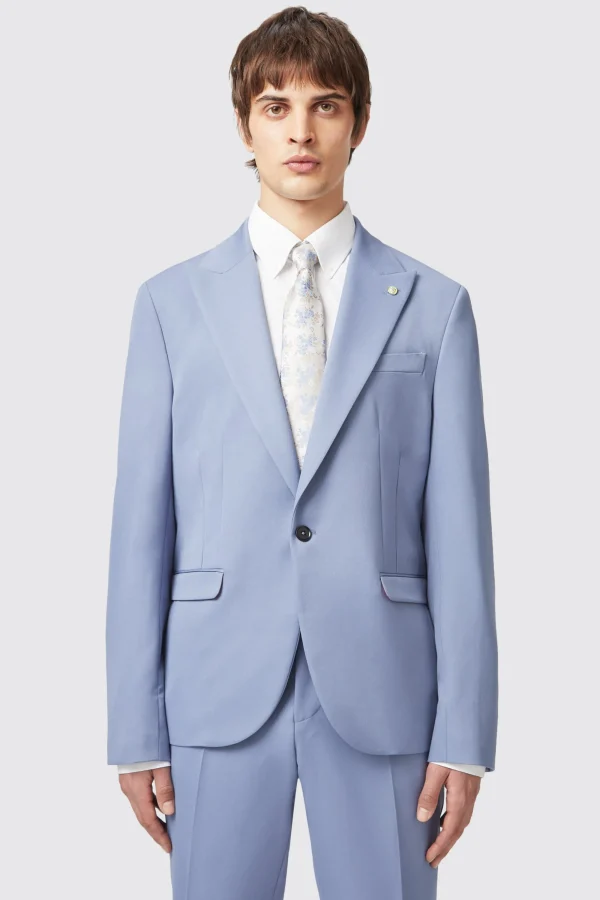 Twisted Tailor Buscot Slim Fit Blue Jacket | Jackets·Work Jackets | Jackets·Casual Jackets
