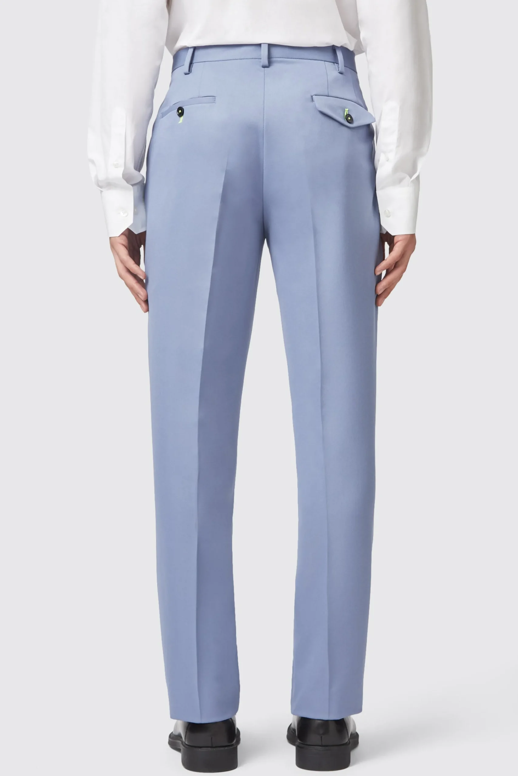 Twisted Tailor Buscot Slim Fit Blue Trousers | Trousers·Casual Trousers | Trousers·Party Trousers