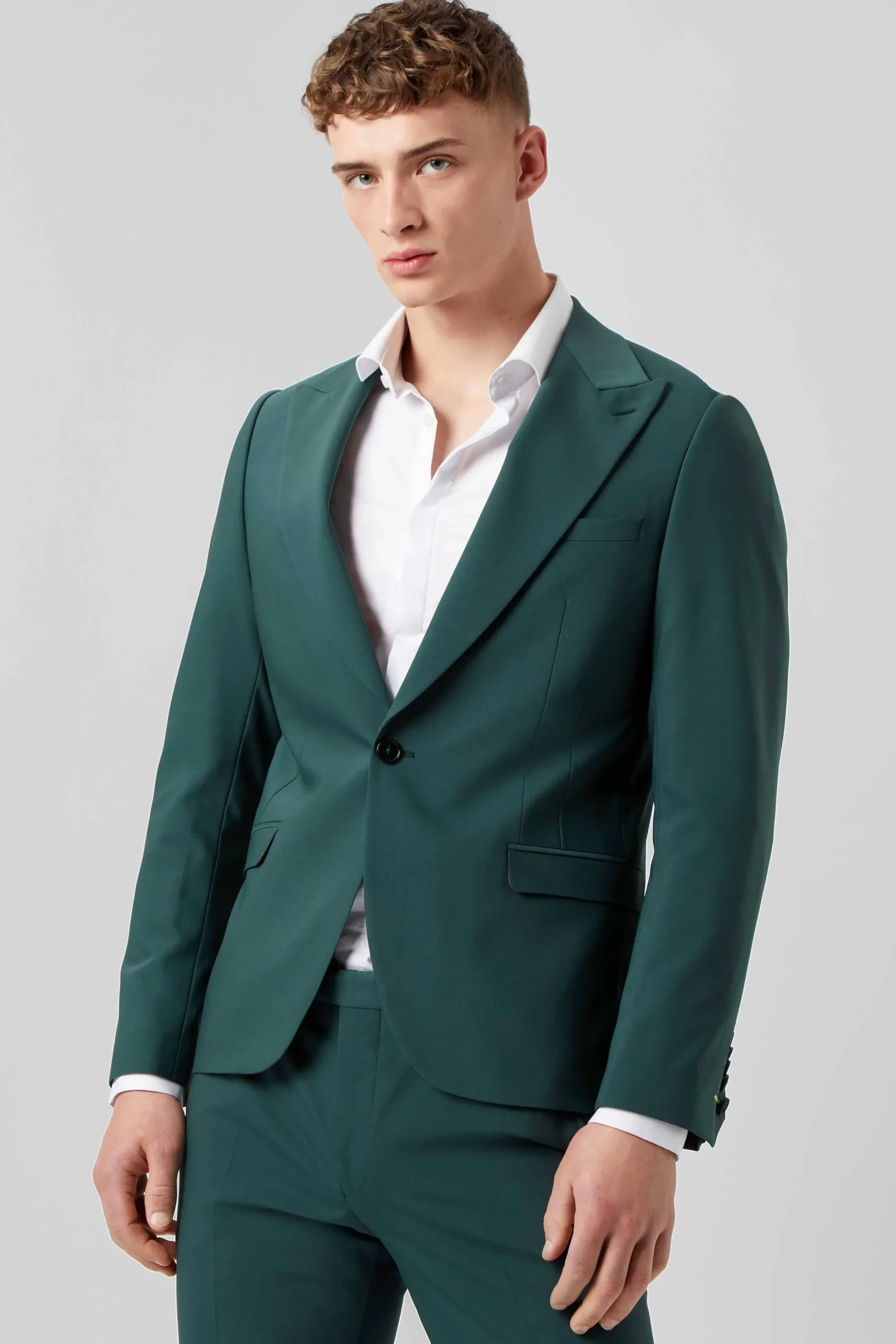Twisted Tailor Buscot Slim Fit Forest Green Suit | Occasion·Back To It