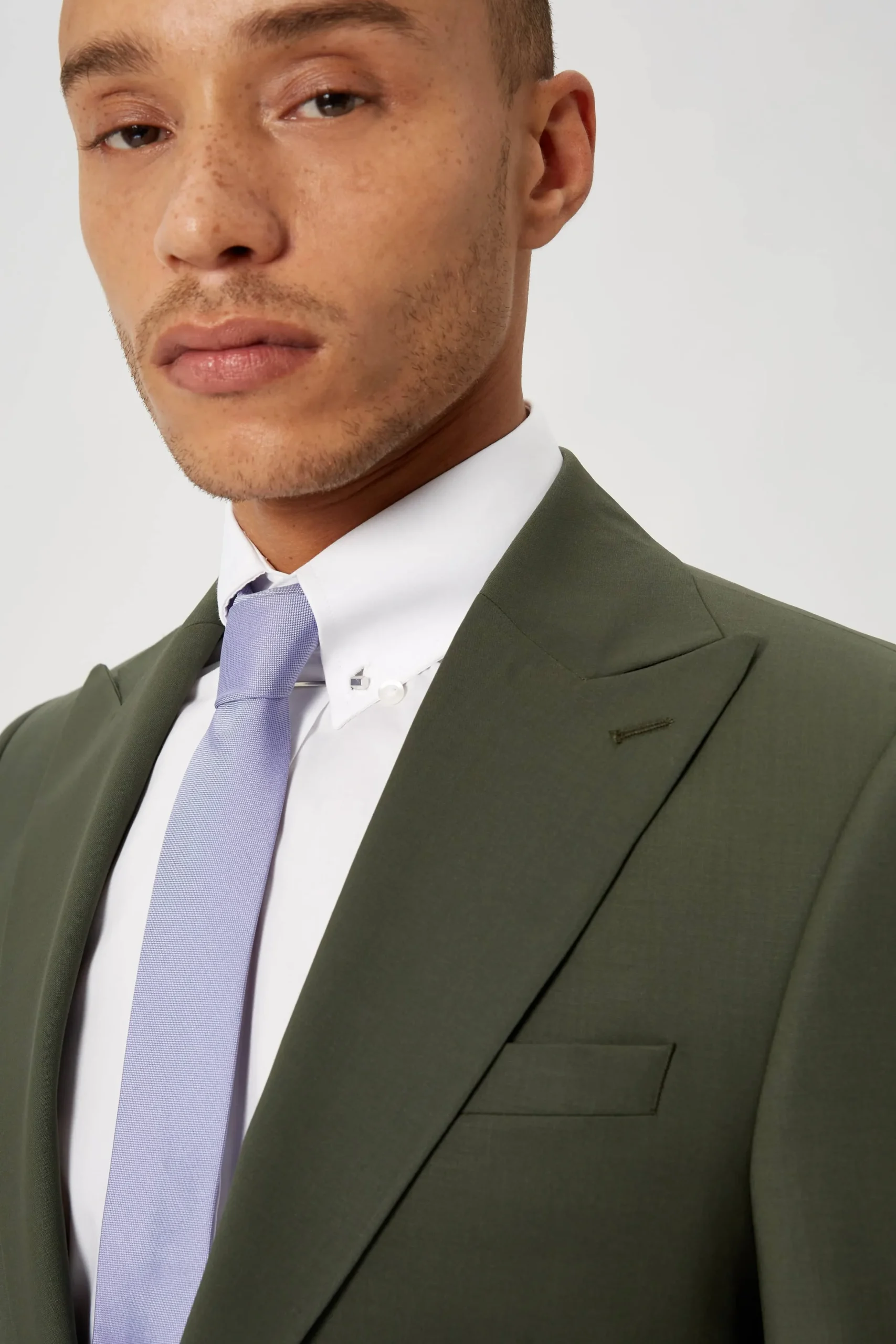 Twisted Tailor Buscot Slim Fit Green Wool Suit | Style·Plain Suits | Style·2 Piece Suits