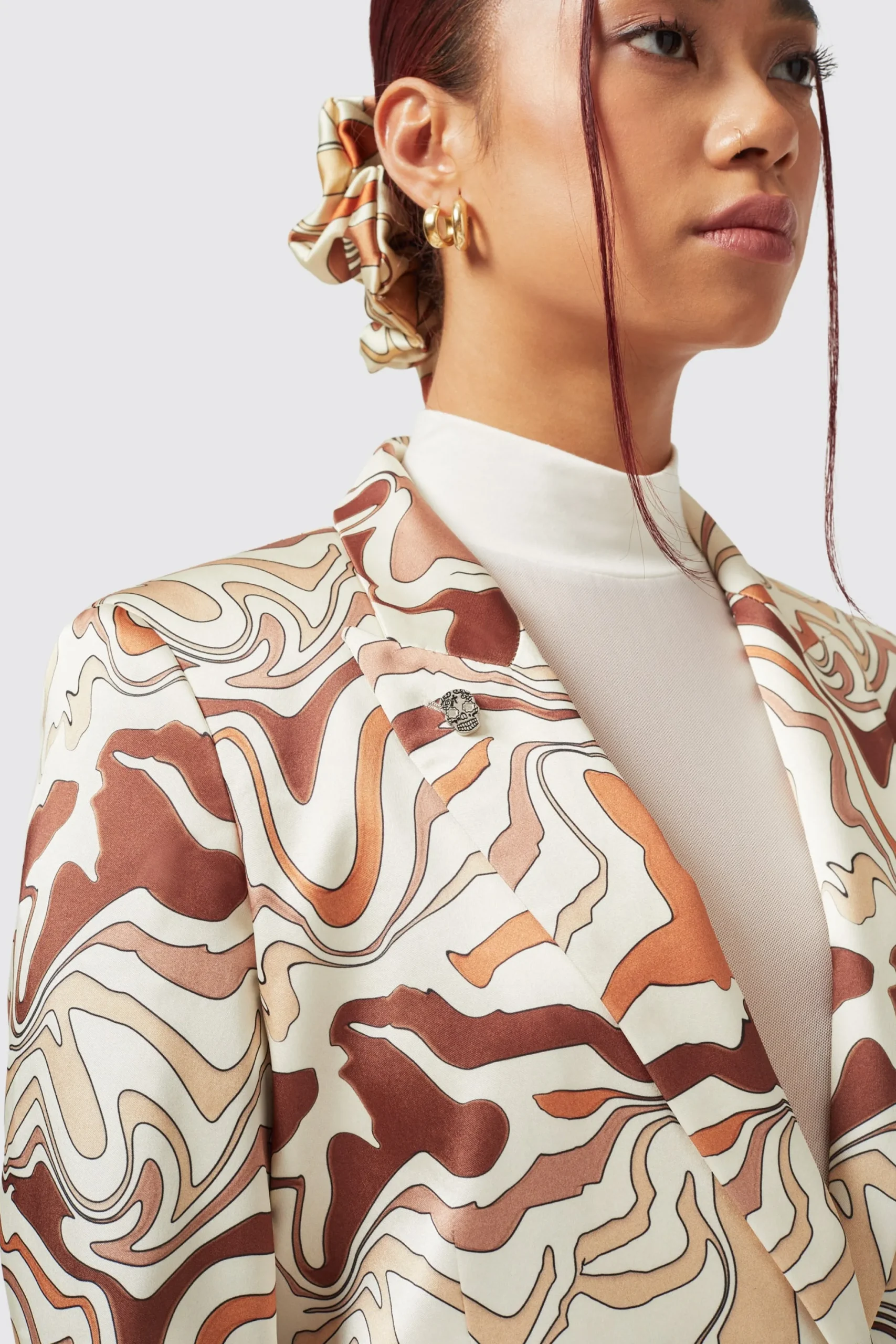 Twisted Tailor Calthia Slim Fit Neutral Suit | Woman