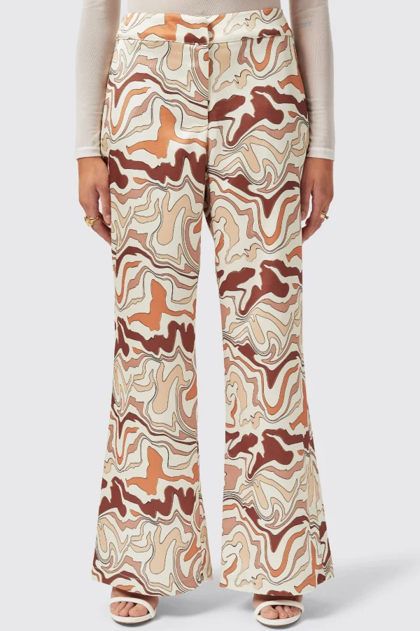 Twisted Tailor Calthia Slim Fit Neutral Trouser | Woman