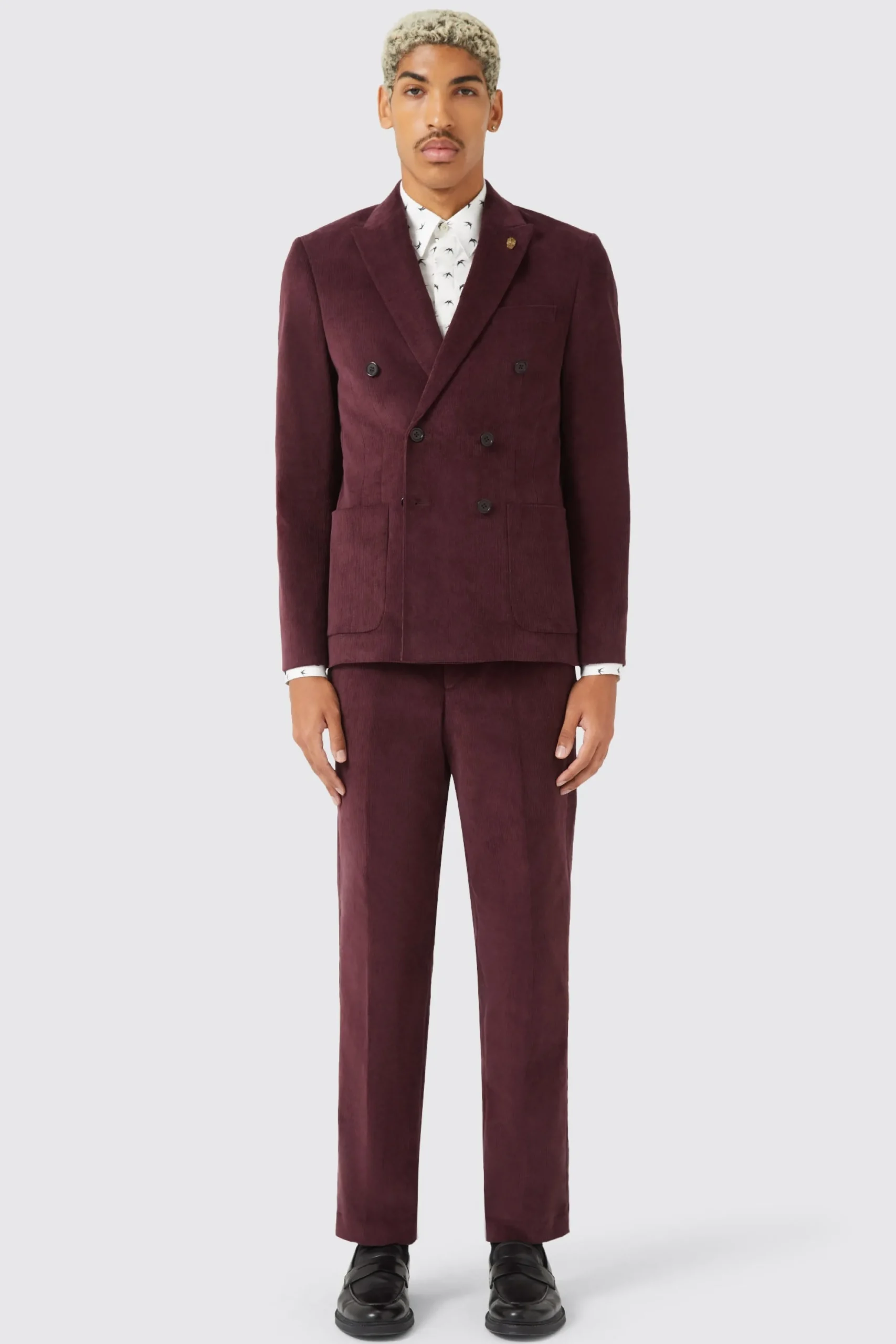 Twisted Tailor Dunmore Wine Cord Suit TT X AM | Style·Cord Suits