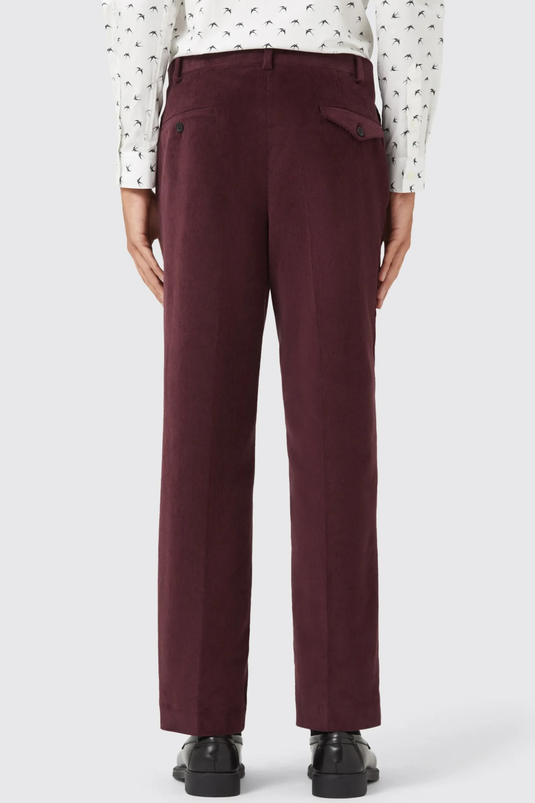 Twisted Tailor Dunmore Wine Cord Trouser TT X AM | Trousers·Casual Trousers | Trousers·Work Trousers