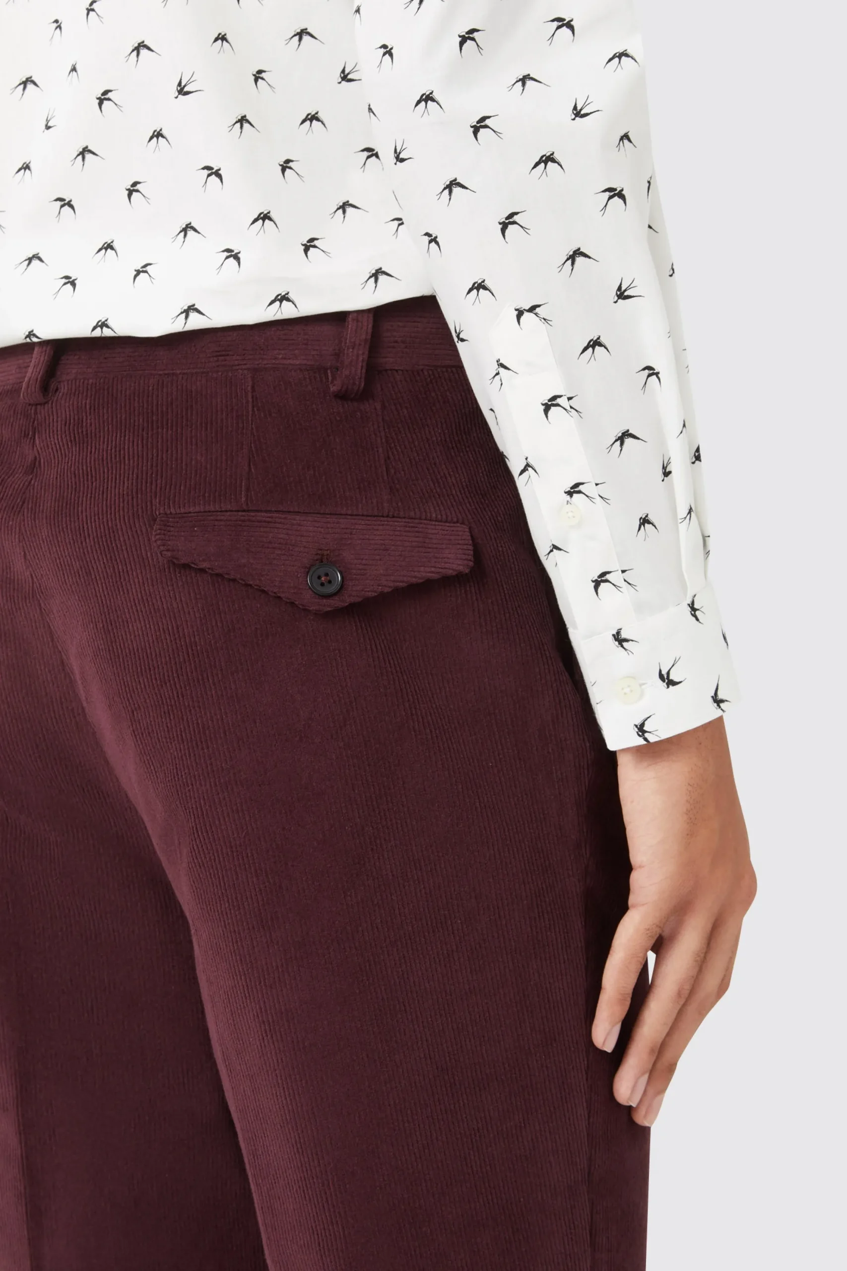 Twisted Tailor Dunmore Wine Cord Trouser TT X AM | Trousers·Casual Trousers | Trousers·Work Trousers