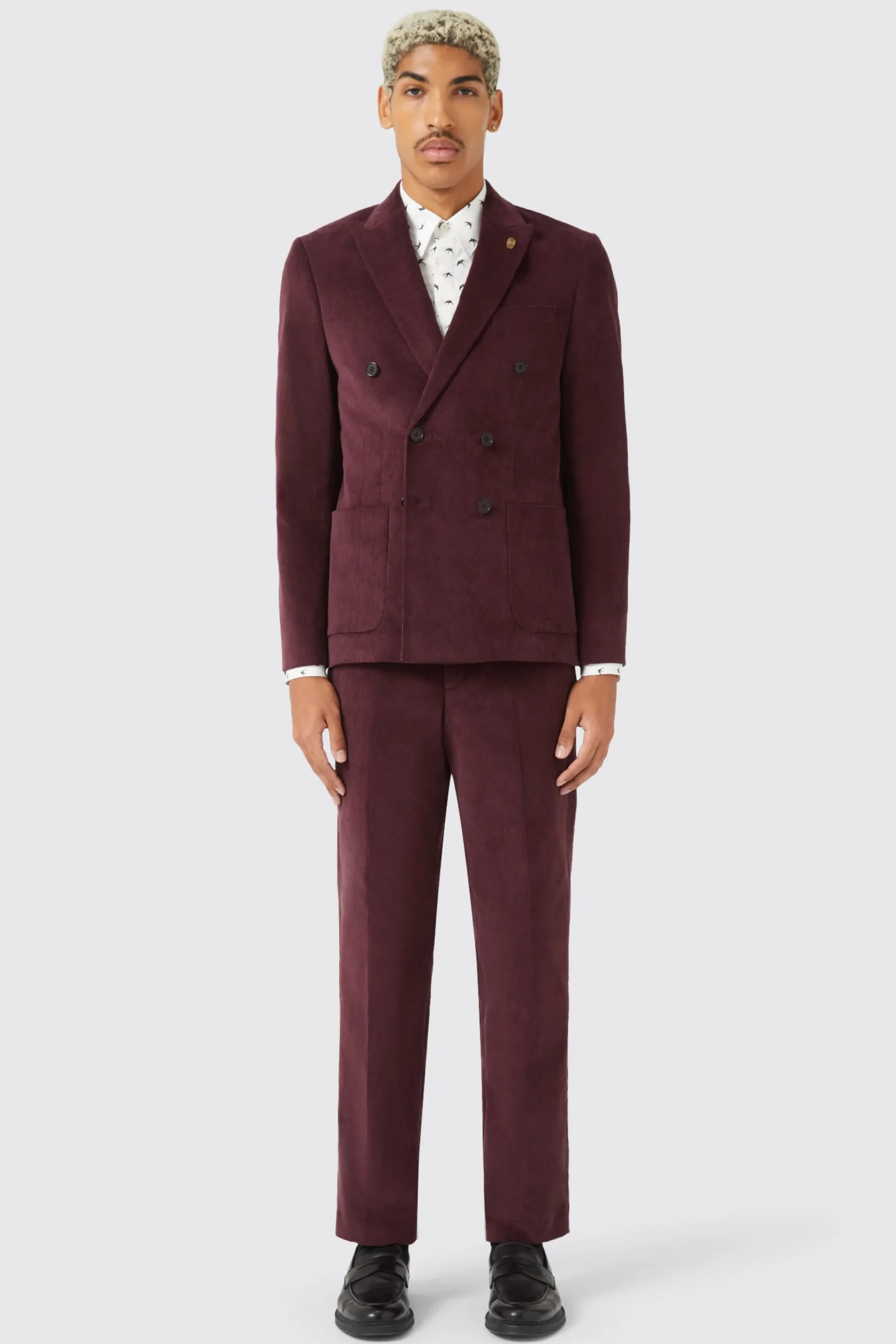 Twisted Tailor Dunmore Wine Cord Trouser TT X AM | Trousers·Casual Trousers | Trousers·Work Trousers