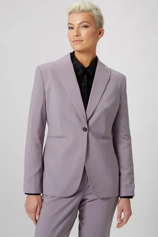 Twisted Tailor Eliza Skinny Fit Lilac Jacket | Woman