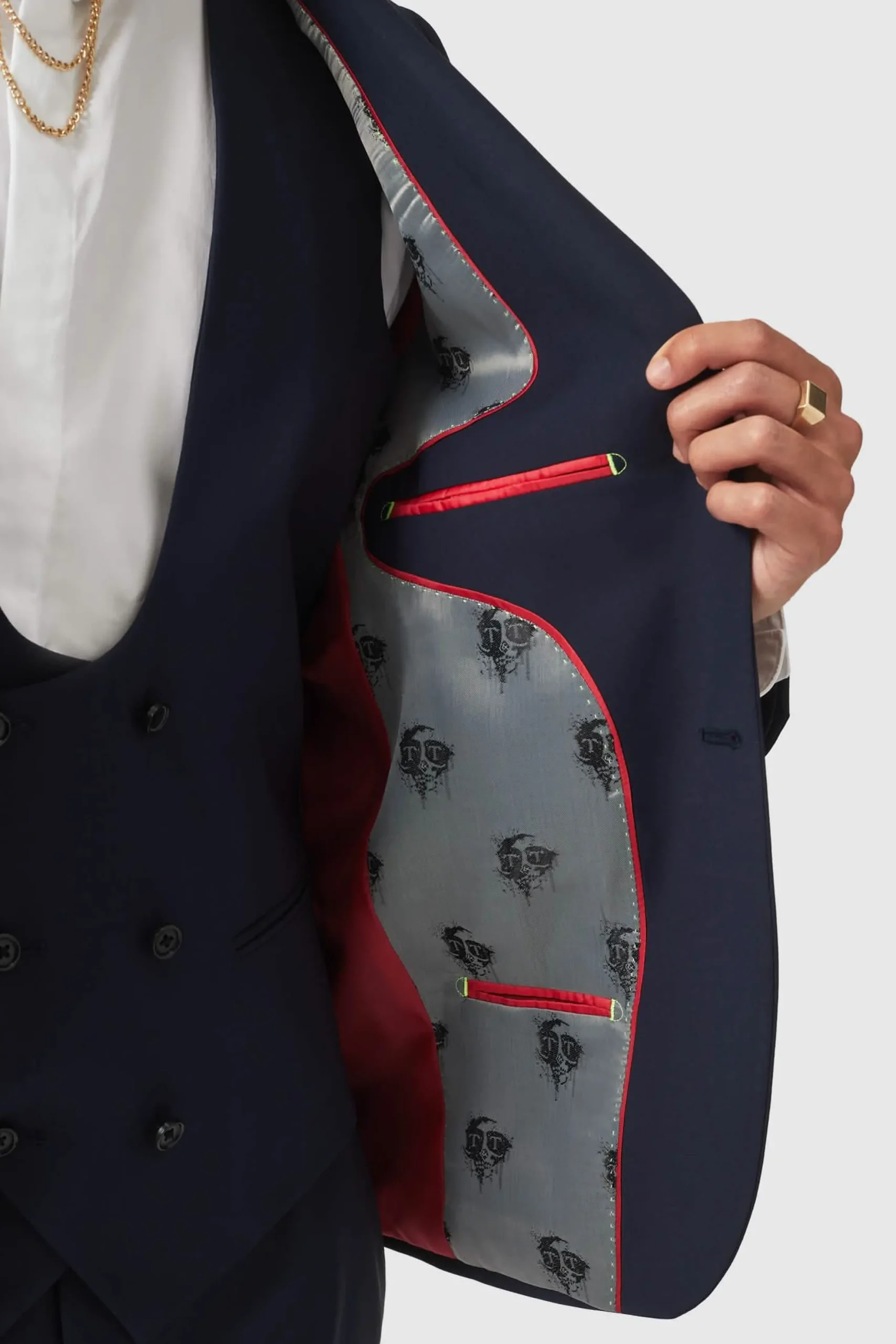 Twisted Tailor Ellroy Skinny Fit New Navy Jacket | Jackets·Work Jackets