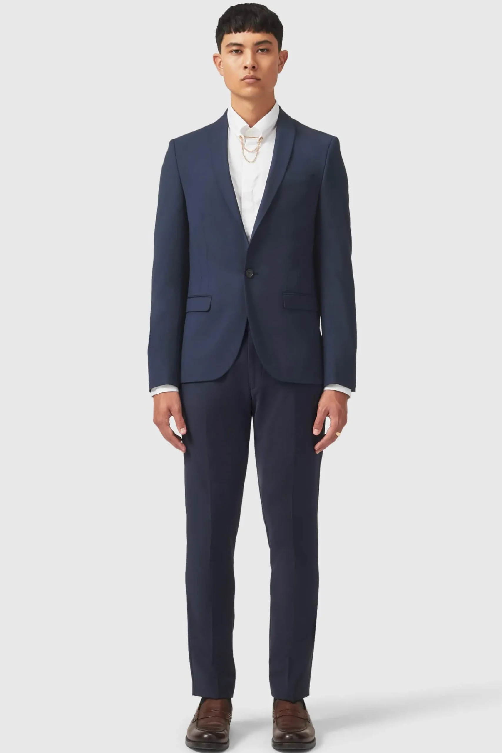 Twisted Tailor Ellroy Skinny Fit New Navy Jacket | Jackets·Work Jackets