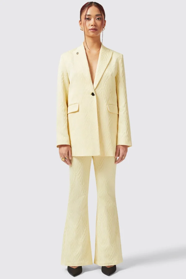 Twisted Tailor Fiore Slim Fit Yellow Suit | Woman