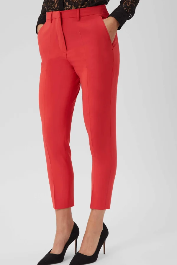 Twisted Tailor Gehry Skinny Fit Red Trousers | Woman