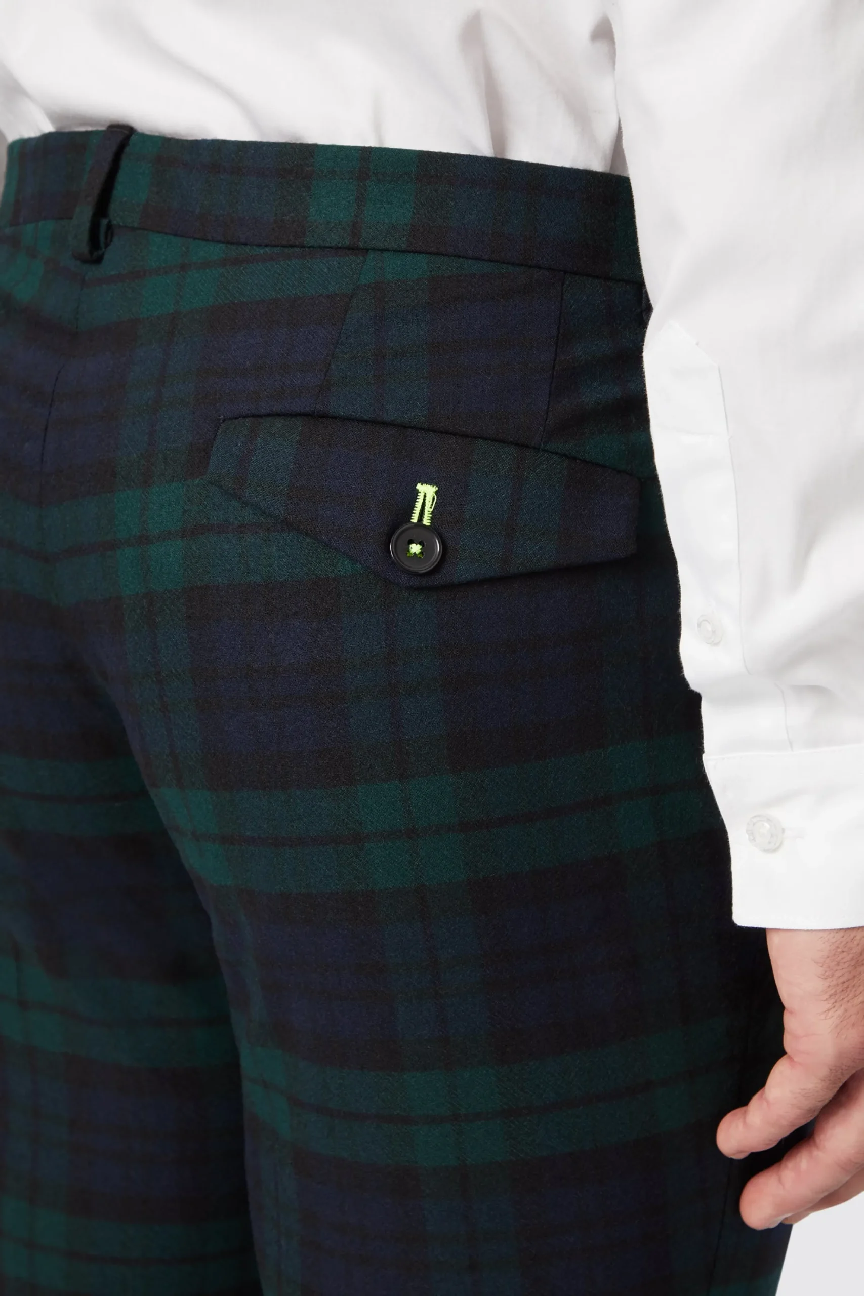 Twisted Tailor Ginger Skinny Fit Green Tartan Suit | Style·Tartan Suits | Style·3 Piece Suits