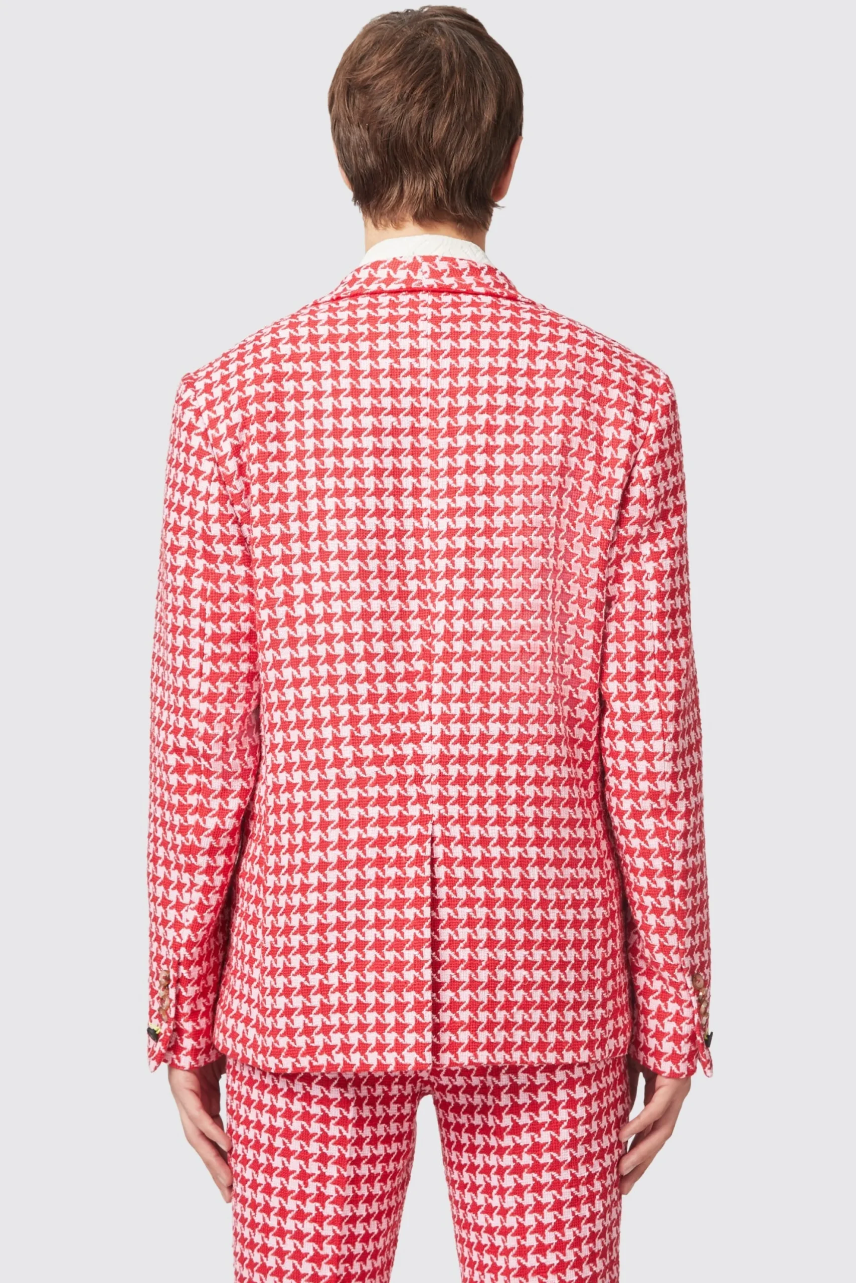 Twisted Tailor Gittings Slim Fit Red Boucle Cotton Suit | Style·Bold Prints