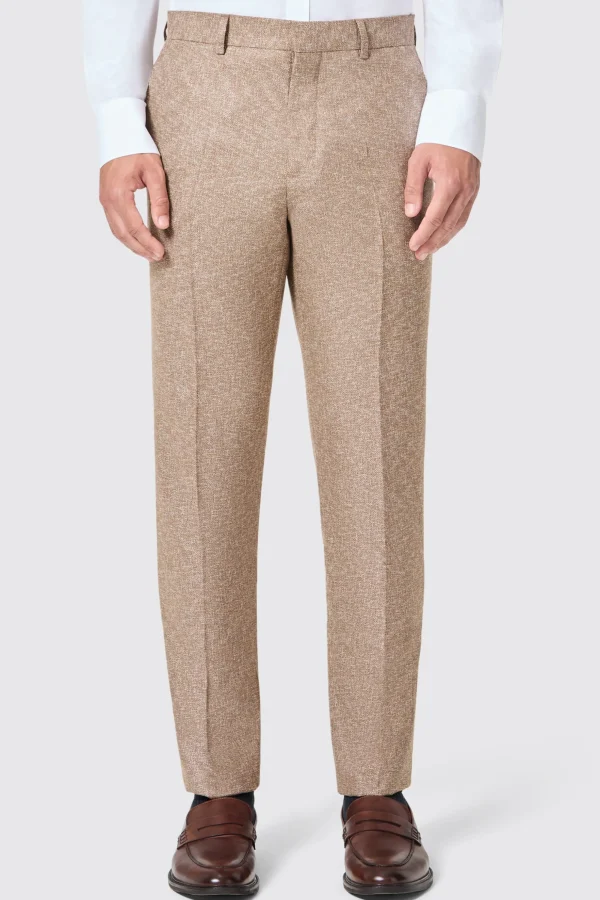 Twisted Tailor Goddard Slim Fit Brown Trousers | Trousers·Casual Trousers | Trousers·Work Trousers
