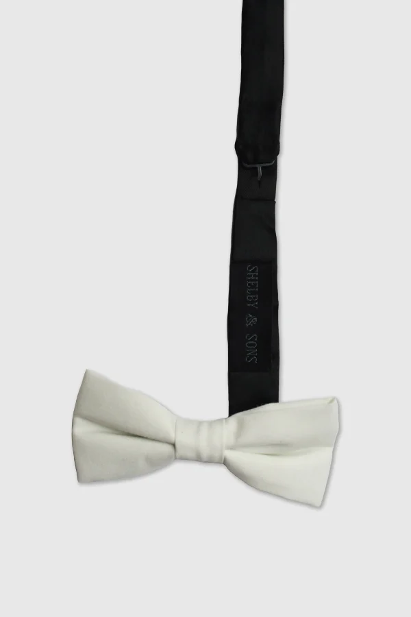 Twisted Tailor Goth White Bow Tie | Suit Accessories·Bow Ties | Occasion·Party Suits