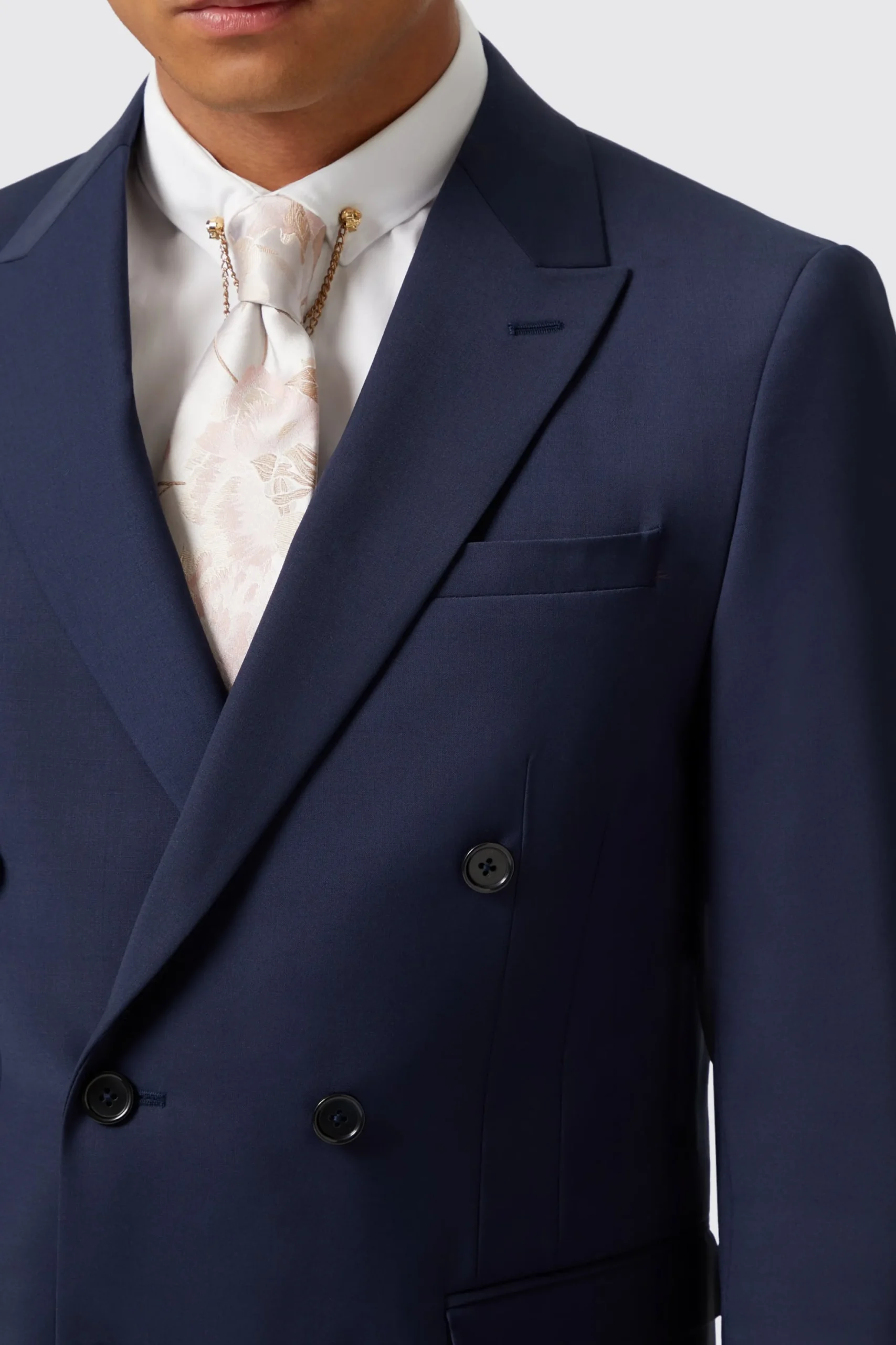 Twisted Tailor Harwood Slim Fit Navy Double Breasted Wool Suit | Style·Double Breasted Suits | Occasion·Groomsmen Suits