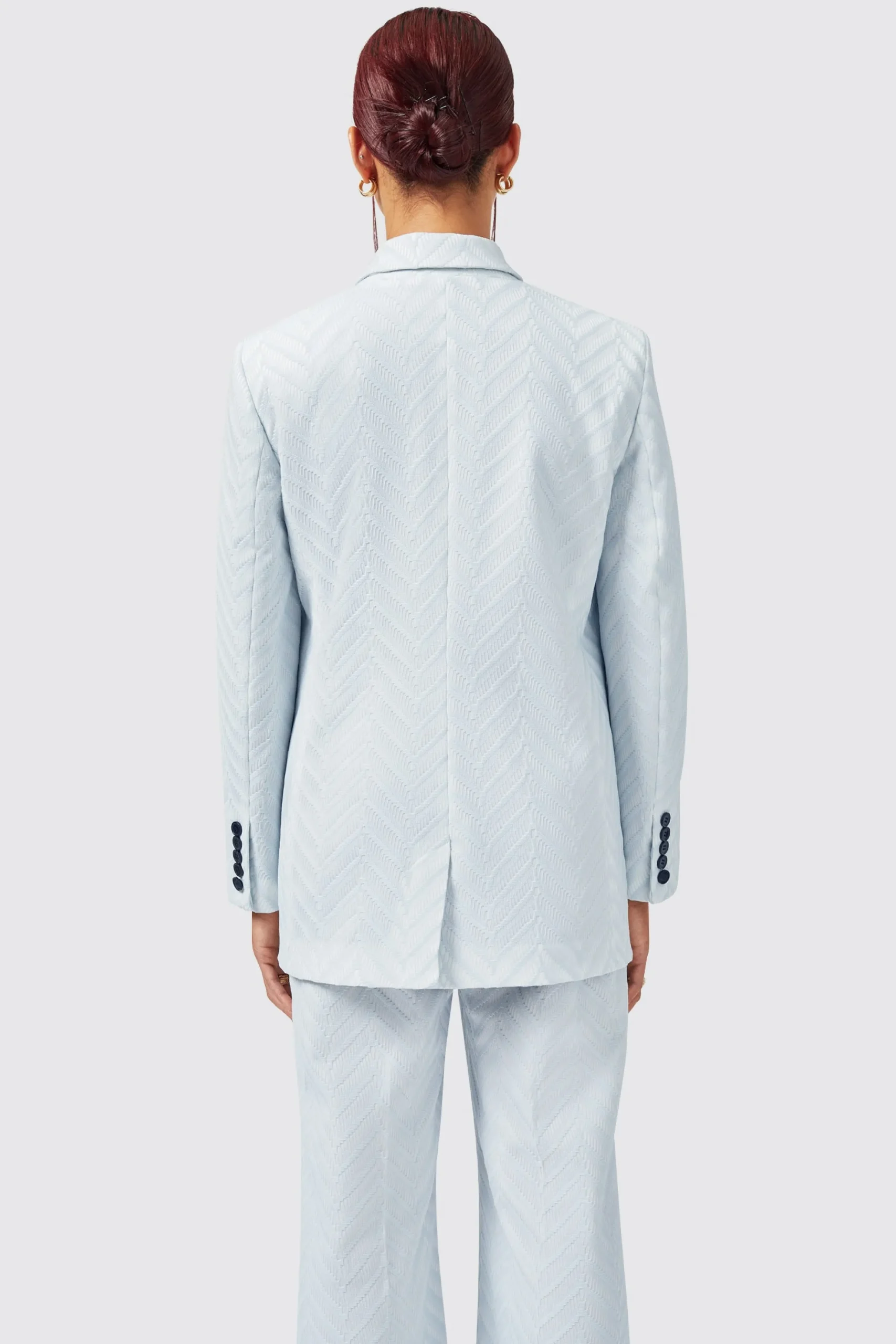 Twisted Tailor Iris Slim Fit Blue Jacket | Woman