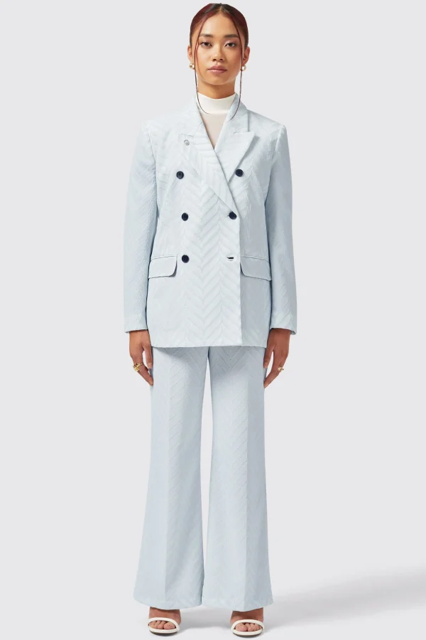 Twisted Tailor Iris Slim Fit Blue Suit | Woman