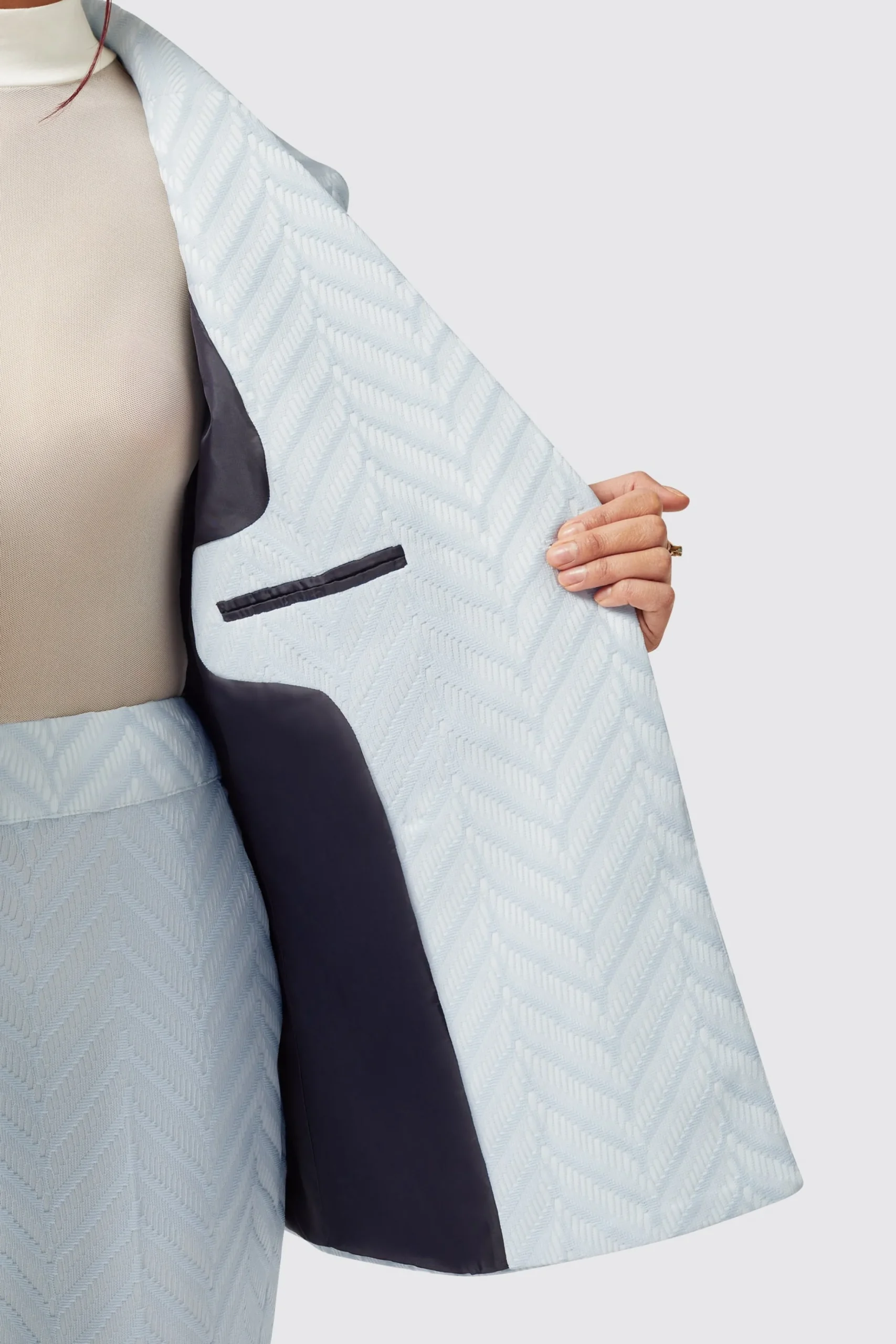 Twisted Tailor Iris Slim Fit Blue Suit | Woman