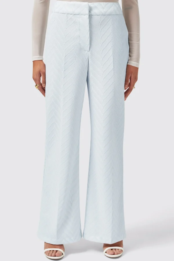 Twisted Tailor Iris Slim Fit Blue Trouser | Woman