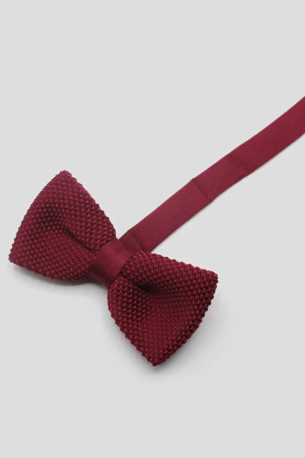 Twisted Tailor Jagger Red Knitted Bow Tie | Suit Accessories·Bow Ties