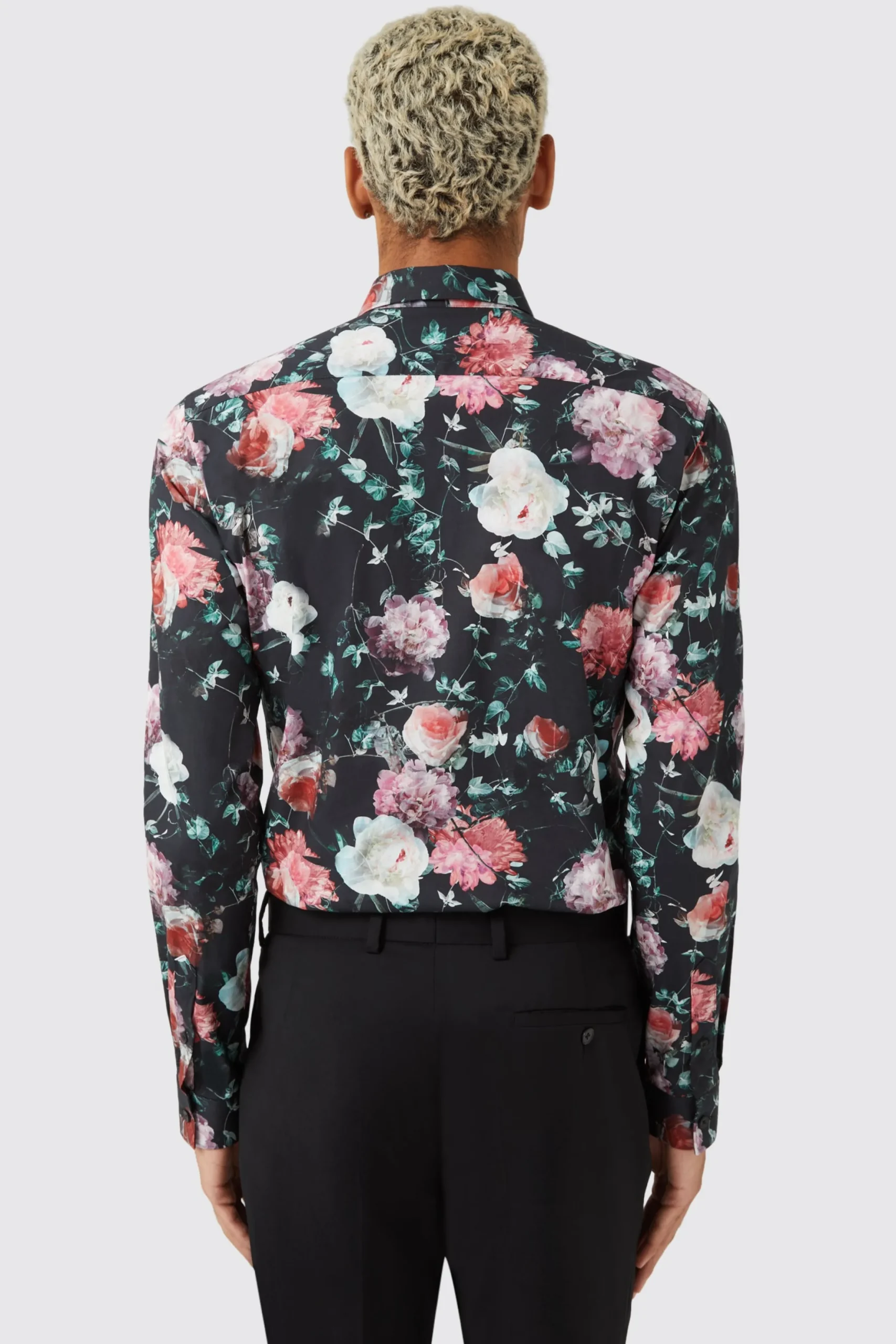 Twisted Tailor Lars Navy Floral Shirt | Style·Patterned Shirts | Style·Floral Shirts