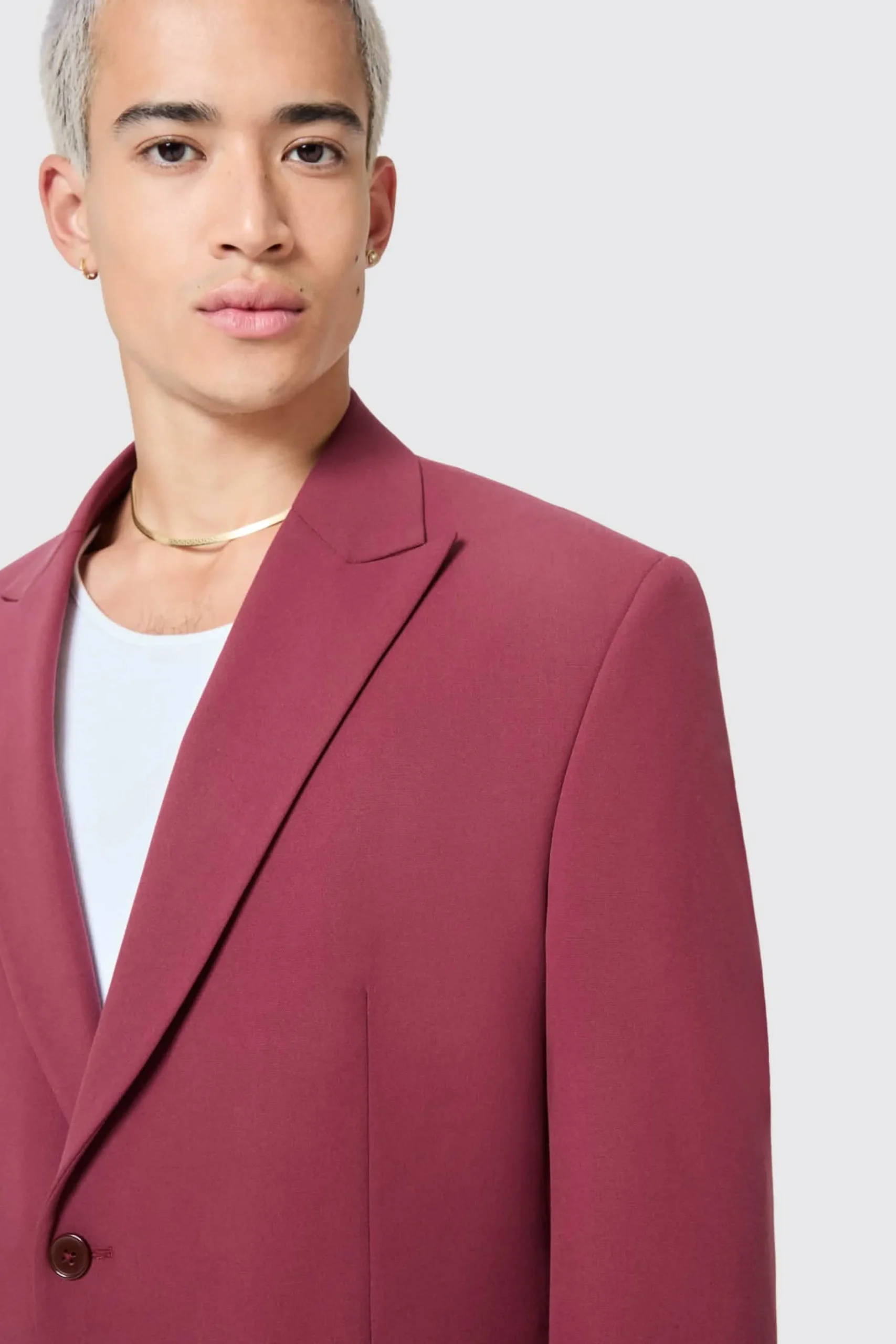 Twisted Tailor Lavoir Oversized Burgundy Jacket | Unisex | Jackets·Work Jackets