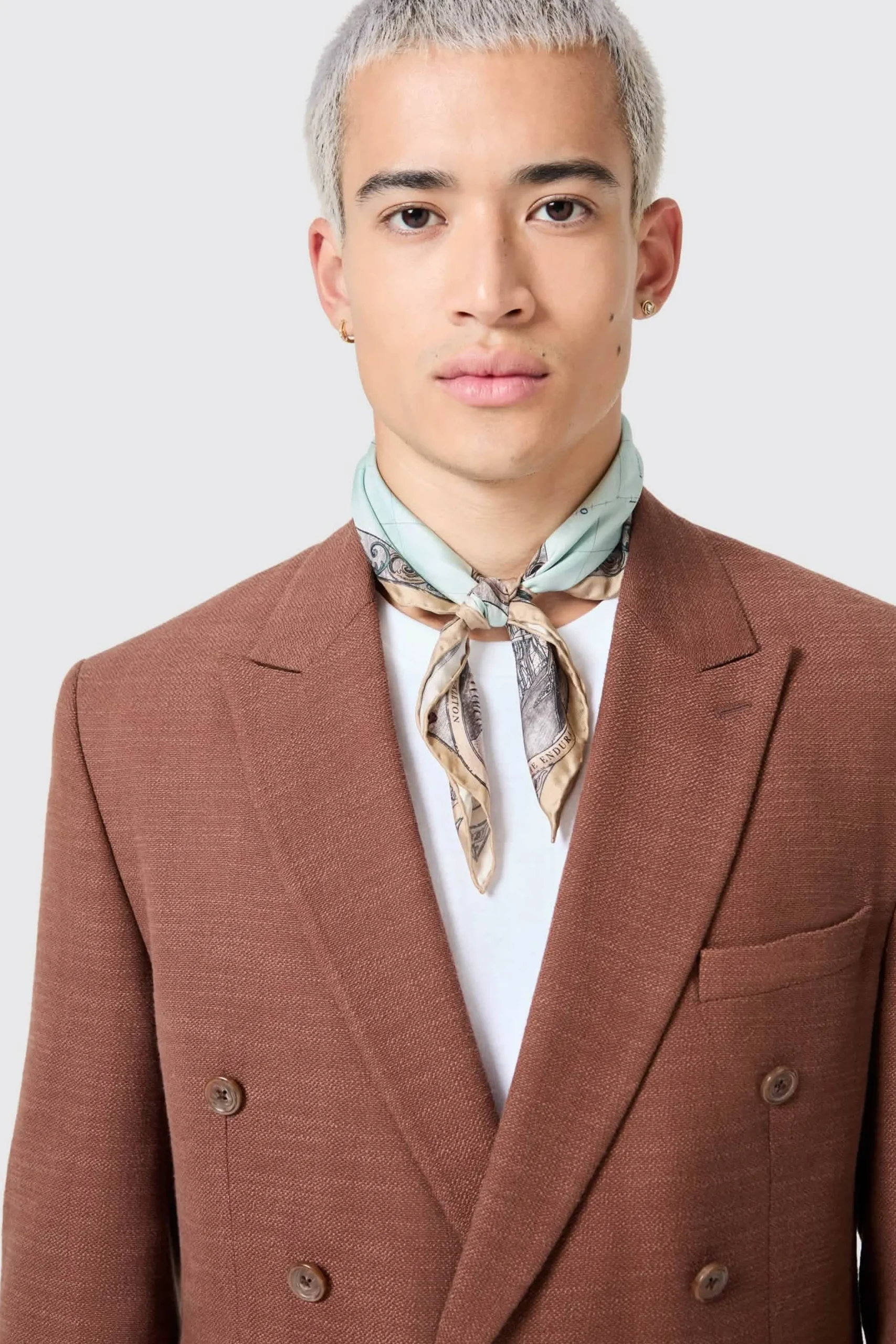 Twisted Tailor Lisandro Double Breasted Brown Cotton Suit | Unisex | Style·Double Breasted Suits
