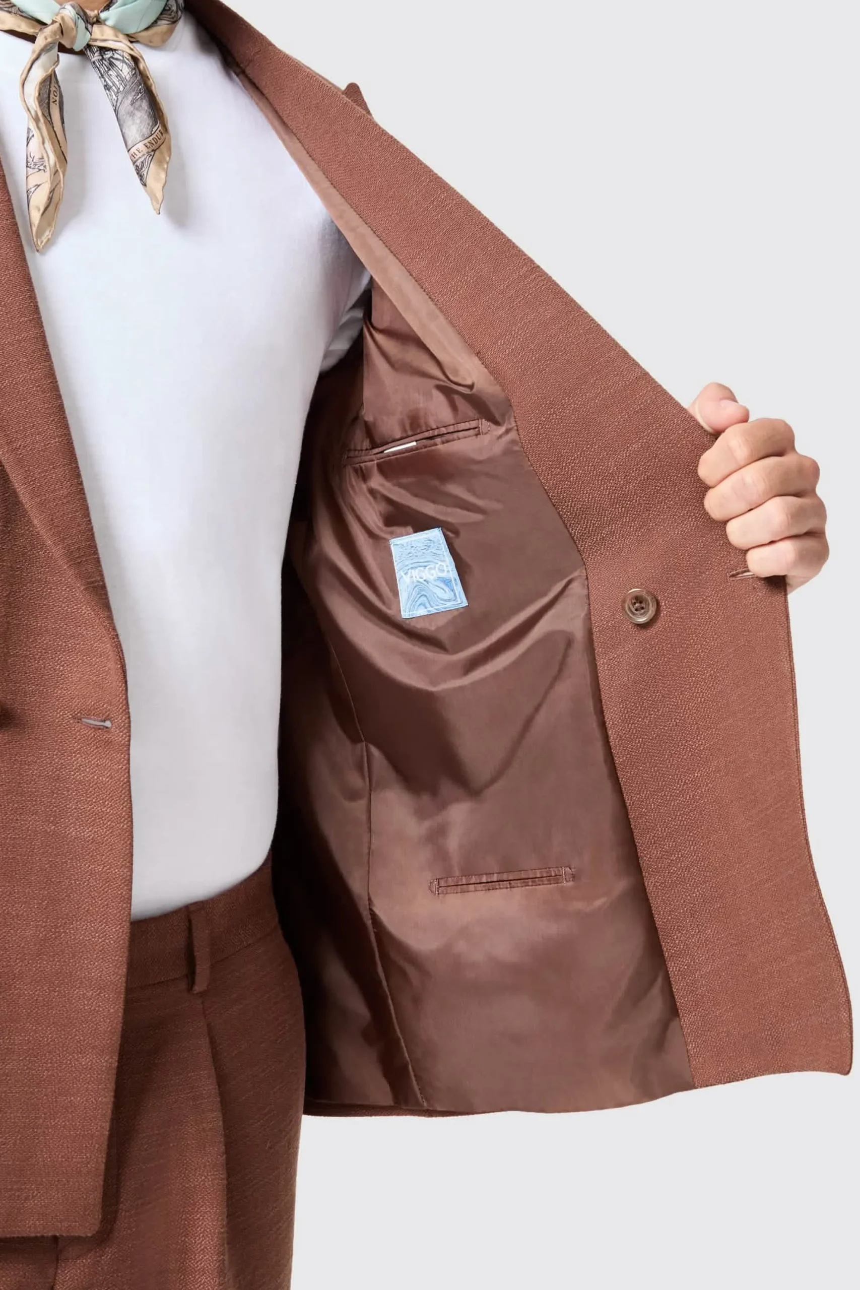 Twisted Tailor Lisandro Double Breasted Brown Cotton Suit | Unisex | Style·Double Breasted Suits