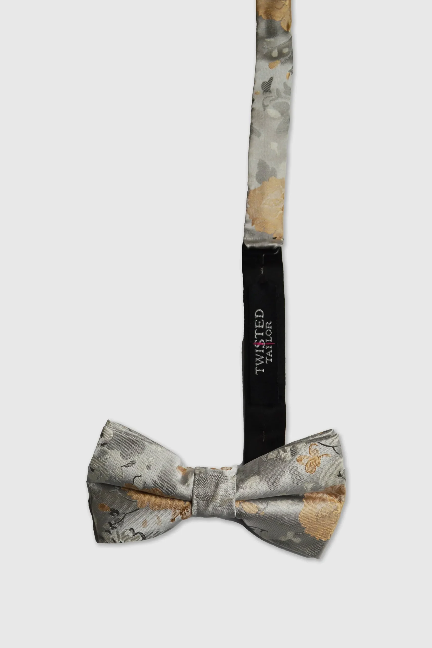 Twisted Tailor Nilus Yellow Floral Bow Tie | Suit Accessories·Bow Ties