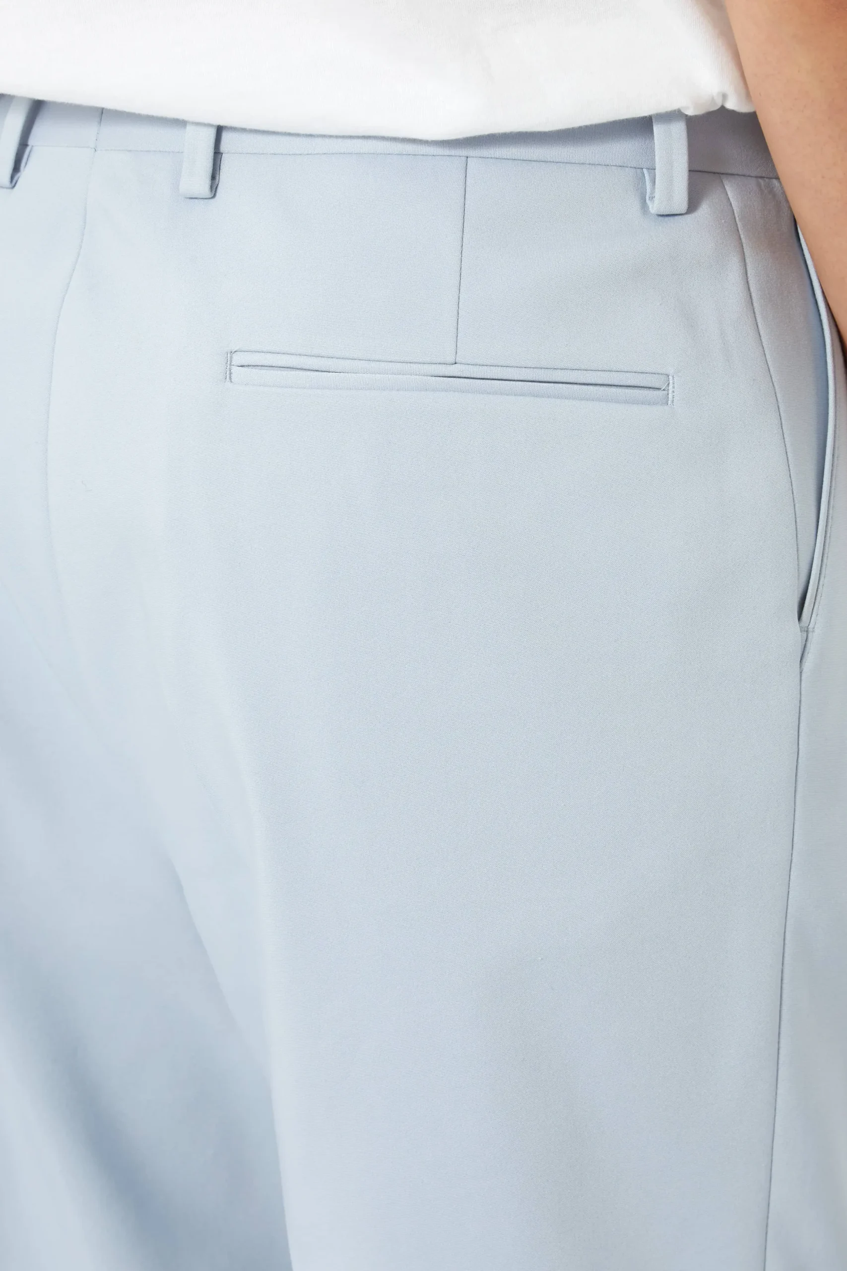 Twisted Tailor Pierre Oversized Blue Cotton Trousers | Unisex