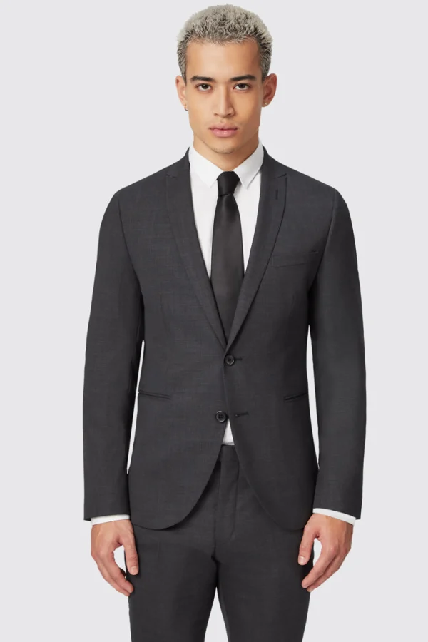 Twisted Tailor Priory Skinny Fit Suit Charcoal Jacket | Jackets·Work Jackets