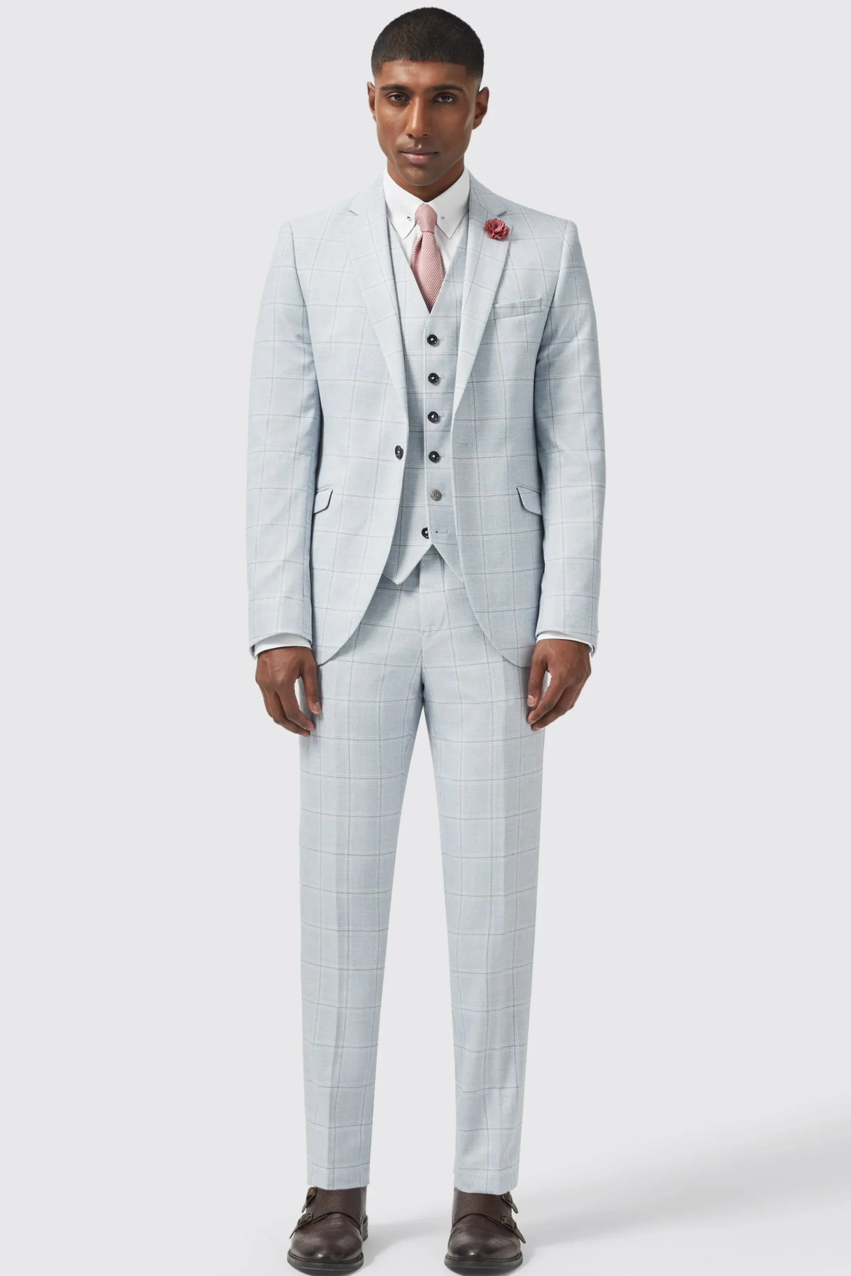 Twisted Tailor Richmond Light Blue Waistcoat | Waistcoats