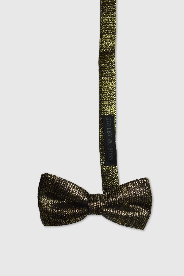 Twisted Tailor Sandwood Gold Bow Tie | Suit Accessories·Bow Ties | Occasion·Party Suits