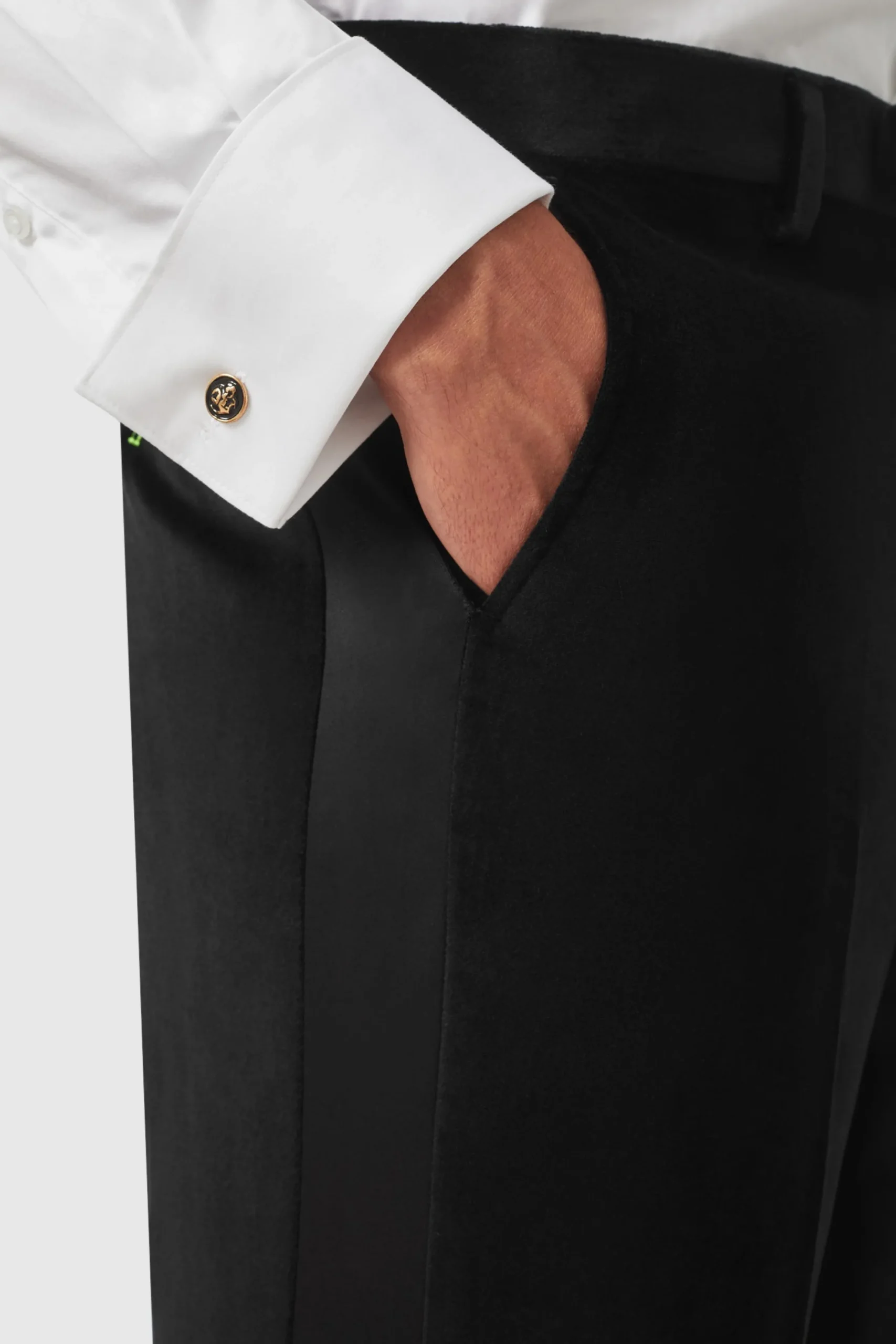 Twisted Tailor Sylvester Skinny Fit Black Velvet Tuxedo Suit | Style·3 Piece Suits | Style·Tuxedos
