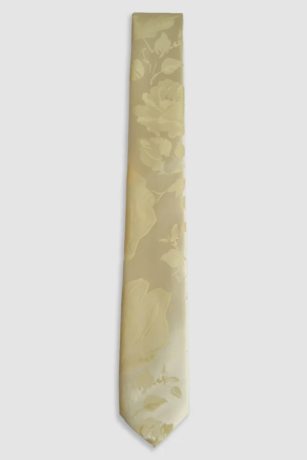 Twisted Tailor Yarrow Yellow Floral Tie | Suit Accessories·Ties
